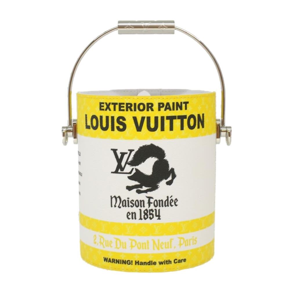 Louis Vuitton Monogram Painted Can Handbag Yellow